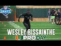 Wesley Bissainthe Workout at Miami Pro Day 2026 NFL Draft