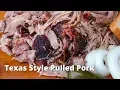 Texas Style Pulled Pork Easy Pork Butt Recipe for Pulled Pork Smoked on Big Green Egg