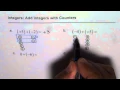 How to Add Integers With Counters