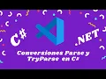 20 C desde cero - Conversiones entre tipos uso de Parse y TryParse