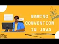 Naming Convention In Java