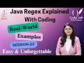 Java Regular Expressions Regex Explained Pattern Matcher Classes CodeCraft with Poonam