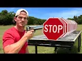 How Many Stop Signs Does it Take to Stop a 50 Cal