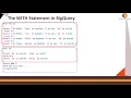 GCP - WITH Statement RANK function in BigQuery