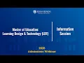 John Hopkins Learning Engineering Master s Concentration LDT Program May 2026