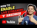How To Enable Live Streaming On Youtube With 0 Subscribers On Mobile Hindi