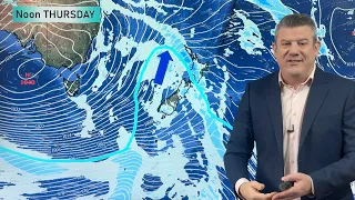 نيوزيلندا  عودة التيارات الهوائية الشتوية لفترة هذا الأسبوع دندنها