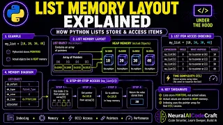 Python Lists Memory Layout Explanation Indexing List Item Access with Examples