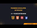 Angular 4 Years Experienced Mock Interview Angular Experienced Interview questions and answers