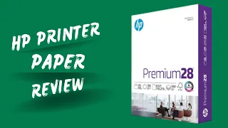 HP Printer Paper Premium 28 lb 1 Ream - 500 Sheets High-Quality Printing Review