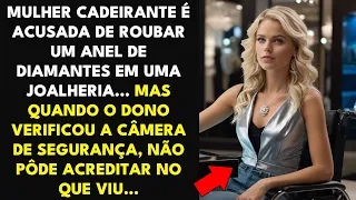 MULHER CADEIRANTE É ACUSADA DE ROUBAR UM ANEL DE DIAMANTES EM UMA JOALHERIA... MAS QUANDO O DONO...