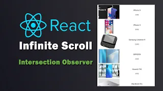 ReactJS Infinite Scroll using Intersection Observer API