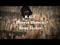 Lagu Dheera dheera song lyrics kgf