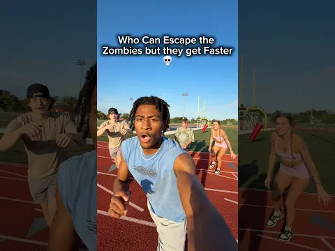 Who can Escape the Zombies but they get Faster 💀 @SaplingBoi