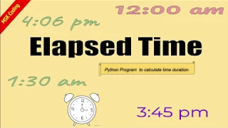 ElapsedTime Python Program