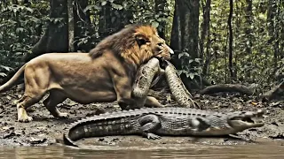 La lucha por la supervivencia en la naturaleza: tigres, leones, cebras, leopardos y otros animales.