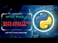 DATA ANALYTICS WITH PYTHON WEEK-9 MULTIPLE CHOICE QUESTIONS WITH SOLUTIONS