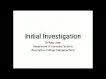 Project Initiation and Background Analysis