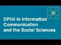 Download Lagu DPhil in Information, Communication and Social Sciences, University of Oxford