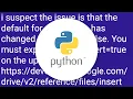 Editing Google docs with drive API