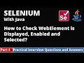 Part4-Selenium with Java Tutorial Practical Interview Questions and Answers
