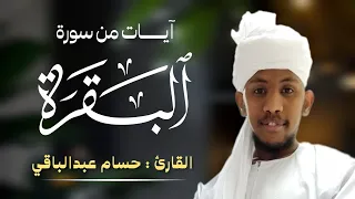 القارئ حسام عبدالباقي    ايات مختارة من سورة البقرة دندنها