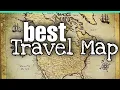 Conquest Maps BEST TRAVEL map for home decor and travel planning