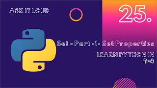 Basic Python Lecture 25 - Set