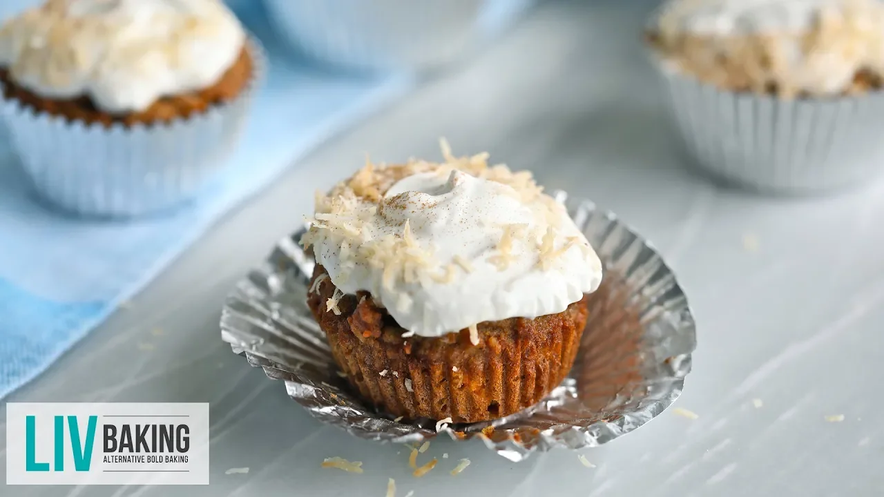 Fluffy Gluten Free Carrot Cake Cupcakes   Liv Baking