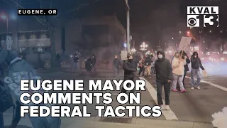 Eugene mayor condemns federal tactics after protestors clash with agents during vigil