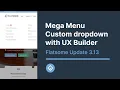 Mega Menu Custom Dropdown with UX Builder Flatsome Tutorial