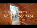 Almost Heaven Costco Barrel Sauna 62 WiFi Control Setup Review