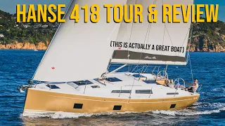 BOAT TOUR & REVIEW Hanse 418 | Performance in a Modern Production Yacht