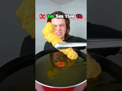 1 Second VS 1 Hour Giant Cheetos!? 🥵