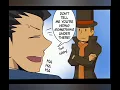 Phoenix Wright Ace Layton Comic dub Better now ask