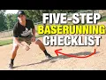 Do These 5 Things Every Time You Get On Base Baserunning Checklist