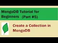 How to create a collection in MongoDB Tutorial for Beginners Part