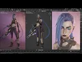 Blender 3 0 - Jinx modeling