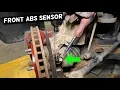 HOW TO REPLACE FRONT ABS SENSOR ON DODGE JOURNEY FIAT FREEMONT