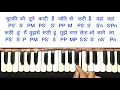 Ooh La La Ooh La La Harmonium Notes | Shreya Ghoshal Song Harmonium Notes
