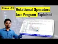 Java 9 Relational Operators