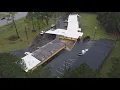 Tornado Damage Bamboo Motel and Trustmark Bank in Saraland on HWY 43
