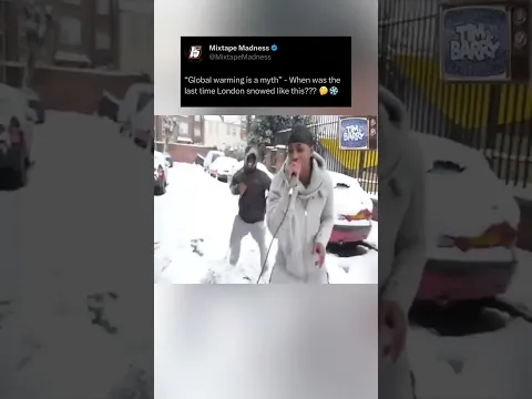 Old school freestyle in some old school UK weather ☃️🎤