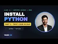 Part 2 Getting Started with Python Class 11th CS RBSE Installing Python