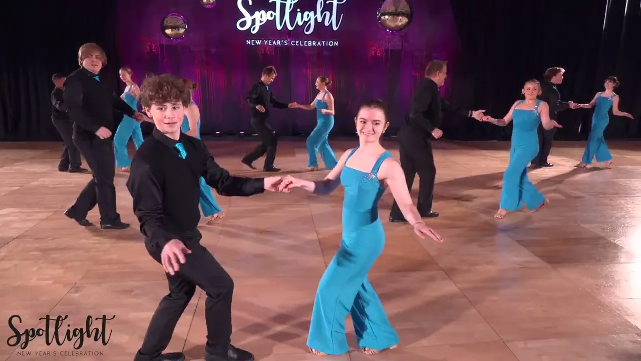 Spotlight New Year's Celebration 2025/2026 Junior Shag Team