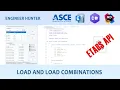 ETABS API for Loads and Load Combinations