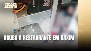 Assalto em restaurante de Xaxim tem fuga de suspeitos em motocicleta