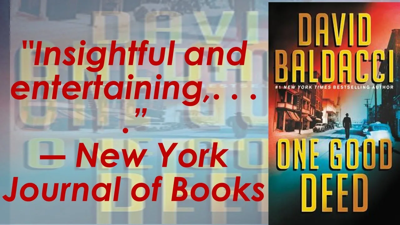 One Good Deed - From #1 Bestselling Author David Baldacci