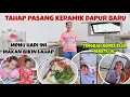 TAHAP PASANG KERAMIK DAPUR BARU‼️MENU MBAH UTI HARI INI MAKAN BIKIN LAHAP‼️TINGKAH GEMES ELSA‼️