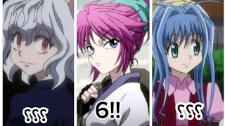 ترتيب اجمل بنات هنتر هنتر حسب التصويت العالمي 